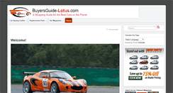 Desktop Screenshot of buyersguide-lotus.com