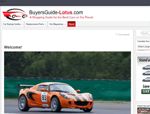 Tablet Screenshot of buyersguide-lotus.com